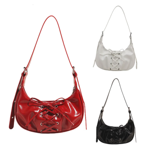 Túi đeo vai dành cho nữ hợp thời trang Cáp treo túi túi xách chất liệu da PU nách Ví ly hợp ví với khóa kéo đóng cửa yên Túi