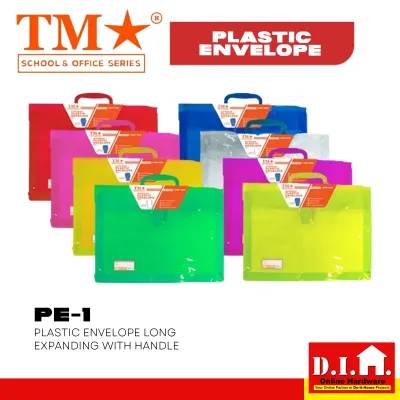 Do It Home TM Plastic Envelope (Long) Expanding With Handle PE-1