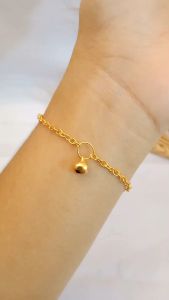 Xuping Gelang Nuri Lonceng Gold Gelang Tangan Remaja Gelang Terbaru Murah xds18