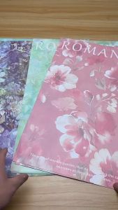 10pcs Sicilian Style Flower Bouquet Wrapping Paper  Gift Bouquet Packaging Material  Oil Painting Art Paper  Vintage Kraft Paper for Floral Bouquet Gift Wrapping Party & Holiday Decoration Supplies