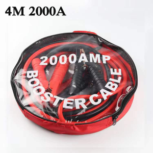 4M 2000A Car Battery Jump Leads Cable Jumper Emergency Power Starter Booster Battery Accessories With Clip Clamp