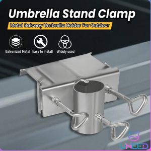 Need Heavy Umbrella Tricycle Fixing Bracket Umbrella Stand Metal Clamp Balcony Umbrella Adjustable Holder