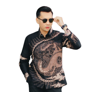 MENSTYLE BATIK - Kemeja batik pria slimfitfuring Manggala lengan panjang batik pria premium