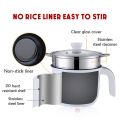 HOMEKING | Rice Cooker /1.8L Non Stick Multifunction Electric Cooker with 2 Button /Steamer Frying Pan /Portable Pot /Periuk Nasi. 
