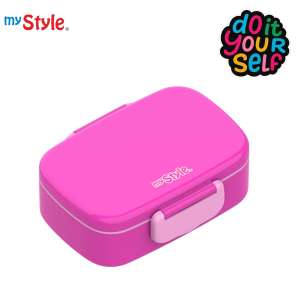 My Style TM 1510 A DIY Bento Lunch Box with Spoon & Fork for Girls - Kotak Bekal dengan Sendok dan Garpu