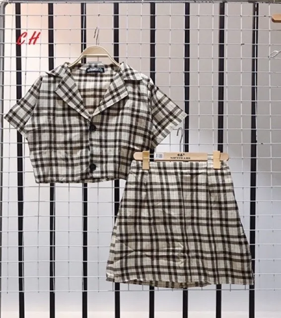 Váy Bé Gái, Set Váy Xếp Ly Học Sinh Vải Đẹp Mẫu Mới Cho Bé Gái Từ 10 - 28kg  | Lazada.vn