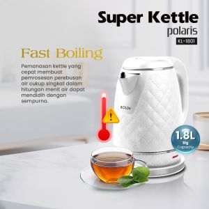 Bolde Kettle Listrik Polaris Design Luxury Kapasitas 18 Liter