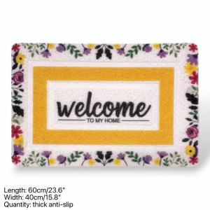SUNLIGHT [PH STOCK] Large Basahan Doormat for Bathroom Kitchen Non-slip Floor Mat Absorbent Welcome Rug Aesthetic Pink Floral Design Best for Gift Giving Pang-regalo Sulit Deal Lowest Price COD Ready Stock Fast Shipping Home Decor Mat