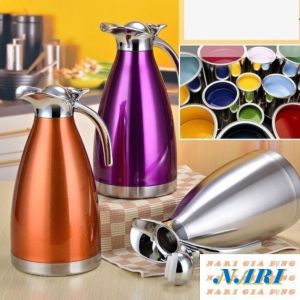 Bình đựng nước mỏ vịt inox 2 Lít bình nước inox - Bình pha trà pha cà phê đựng nước 2 lít inox Cao Cấp -gia dụng Nari