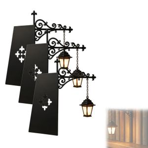 MIRELAE Black Library Lantern Warm LED Mini Bookcase Lamp Decorative Bookshelf Lighting Reading Nook Decor