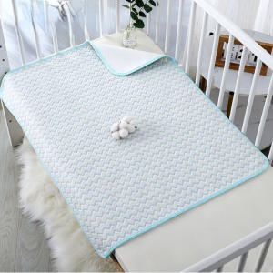 100% Cotton Diaper Changing Mat Portable Washable Reusable Breathable Foldable Anti-Slip Baby Urine Pad