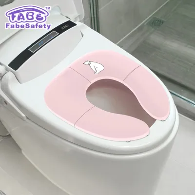 [Ann&Ann] Foldable Portable Travel Potty Seat: Lightweight Support for Baby and Kids Ideal for Toilet Training. Comfortable Cushion Booster for Children.