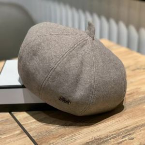 MAYIT Ấm áp Mũ beret mùa đông Len Phong cách retro Mũ beret nỉ Thời trang Mềm mại Mũ lưỡi trai đơn giản Quý cô