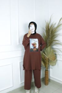 SETELAN TERBARU GRACIA SET CRINKLE APK SABLON BAJU + CELANA M L XL XXL Oneset Crinkle REALPICT