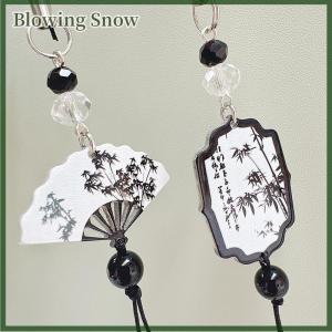 Blowing Trung Quốc Phong Cách Chống Mất Điện Thoại Dây Buộc Retro Tua Mặt Dây Chuyền Keychain Túi Charms Ba Lô Treo Trang Trí Thời Trang Đồ Trang Sức