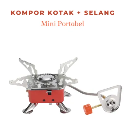 MATOUGUI - Kompor Camping Portable Mini ( windproof Camping Stove) - Kompor Camping Mini Anti Angin Portable - Kompor Gas Mini Anti Angin Untuk Camping -Kompor hiking