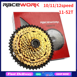 RACEWORK 12v Cassette 11v 10v Bicycle Sprocket Mtb Freewheel 12 11 10 Speed Mountain Bike Ratchet 42T 46T 50T 52T for Shimano HG