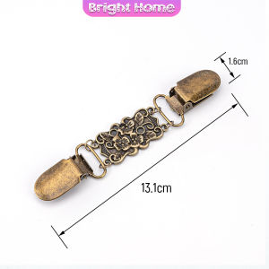 คลิปติดเสื้อกันหนาว เสื้อคลุม คลิปคาร์ดิแกน ดอกไม้แกะสลักย้อนยุค เข็มกลัดผ้าคลุมไหล่ Cardigan pin