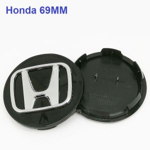 Logo chụp mâm ốp lazang bánh xe ô tô Honda đường kính 69mm chất liệu nhựa ABS mã hàng HD69