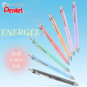 Japan Pentel Color Gel Pens Limited BLN75 Smooth Speed Drying Energy Half Needle Tube 0.5mm Cute School Art Stationery2026