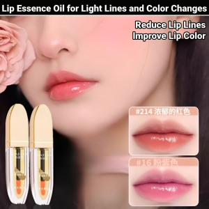 [Deep Nourishment] Lip Essence Oil for Light Lines Color-Changing Lip Oil Moisturizing Lip Gloss 淡纹变色唇部精华油 Lip Care