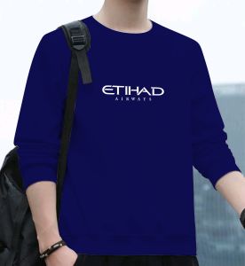 Bisa COD Sweater Keren Kaos Pria Distro Etihad Crewneck Cowok Trendy Sweatshirt Elegan Sweter Kasual