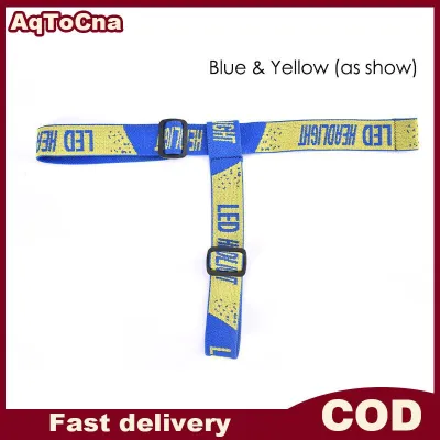 AqToCna Universal Adjustable Head Lamp Strap High Elasticity Frontal Headband For LED