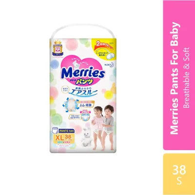 Merries Pants XL 38S | Baby Diapers