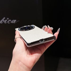 For OPPO Find N5 Case Luxury PU Leather Wireless Charging Protective Back Cover Case For OPPO Find N5 Phone Shell