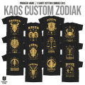 PROBEERHARD Kaos Design Zodiac (Bebas Request Tanggal Lahir/Nama) KAOS DESIGN ZODIAK. 