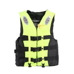 Life Jacket Adult Kids Safety Water Safety Rescue Jacket For Drifting Surfing Rowing Fishing Outdoor 4 colours whistle Included Outdoor life jacket floater Swimming Life Vest Water Safety Rescue Jacket