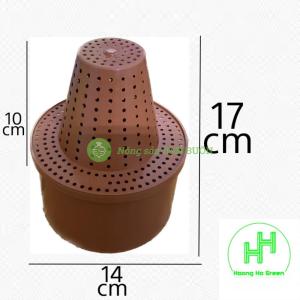 COMBO 10 Cốc điều hòa thông minh loại vừa 17x14x10cm - Phụ kiện trồng Lan thông minh cho HOA PHONG LAN