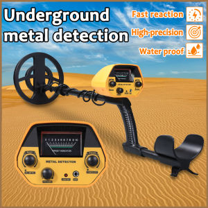 【High Precision】Handheld gold detector original waterproof Outdoor Treasure Hunting Metal Treasure Detector 10-15 Inch Detection Depth Underground Metal Detector Hunting Treasure treasure Gold Silver Copper Search Instrument Kit