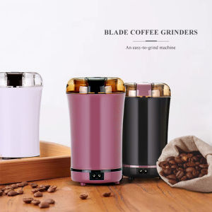 Mini Coffee Grinding Machine Flour Grinder Seed Mill And Grains Beans Spice Grinder Electric Automatic Wheat Mill Blender