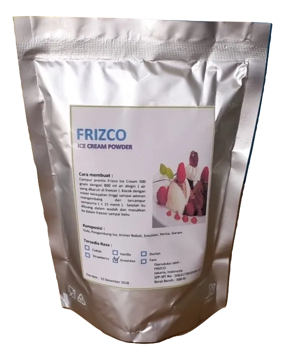 Frix Powder FRIZCO CHOCOLATE Premix Ice cream powder 500gr bubuk es krim coklat ...