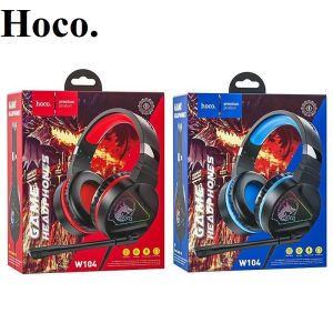 Tai nghe chụp tai headphone có dây nói voice chính hãng hoco điều chỉnh âm lượng chơi game trên máy tính và học online