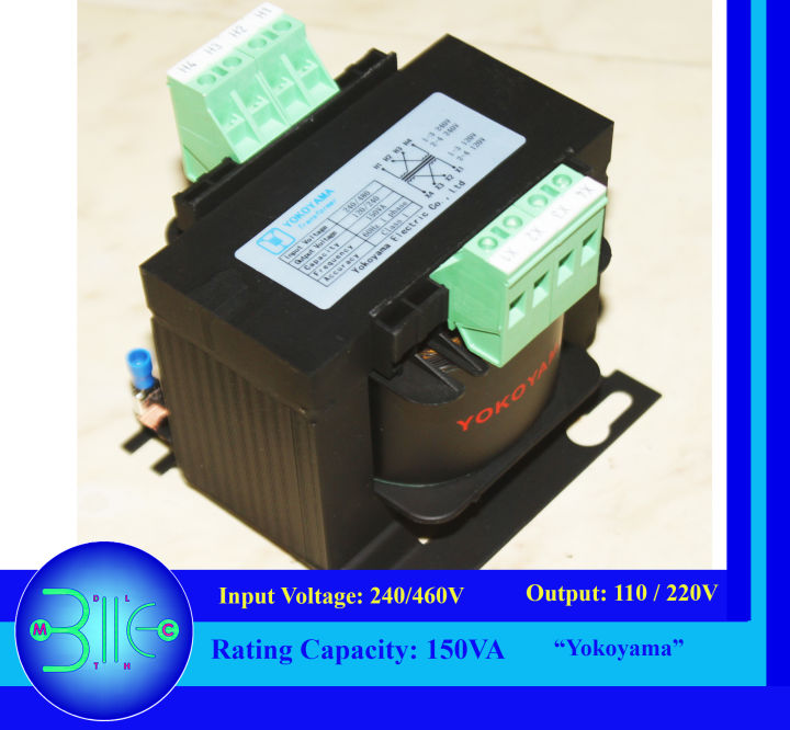 Stepdown Transformer Yokoyama Rating Capacity 150va Primary Voltage 240480 Secondary 0842