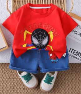 Terno for Kids Boy Spiderman Casual Wear cotton 1-5yrs old E70