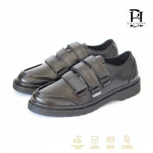 BLACK HIDDEN - Sepatu Docmart Low Boots Pria Kerja Formal 39-44
