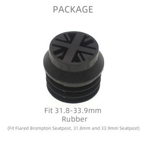 [Bonytain]TWTOPSE Folding Bike Bicycle Seat Post End Pad Protector For Brompton Bike  Seatpost Plug 3SIXTY PIKES Bicycle Rubber Part