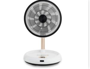 Quạt tích điện gấp gọn Elegant thông minh của Đức hoạt động 8h liên tục Pin 7200mAh điều khiển từ xa tới 10m nhỏ gọn dễ dàng mang Theo khi Du Lịch
