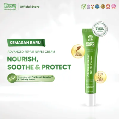 [NEW] Mom Uung Advanced Nipple Cream - Krim Puting Lecet - Food Grade Aman Untuk Bayi - Halal BPOM