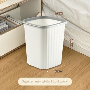 Homenhome ห้องนั่งเล่นห้องน้ำถังขยะขนาดใหญ่สร้างสรรค์สำหรับห้องครัวในครัวเรือนถังสำหรับทำความสะอาดกระดาษสำนักงานความจุขนาดใหญ่