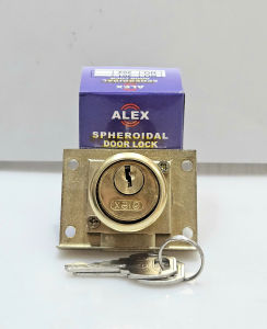 Ổ khóa tủ vuông Solex kèm 2 chìa khóa