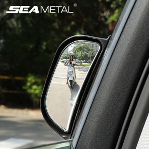 Car Second Row Rearview Mirror 360 Degree Wide Angle Blind Spot Rearview Mirrors Car Safety Accessories