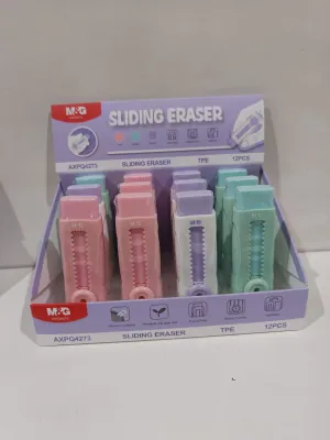 M&G Sliding Eraser Pastel AXPQ4273 - Penghapus Pensil M&G
