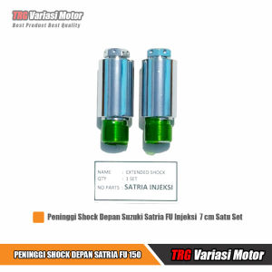 Peninggi Shock Depan Satria Fu Injeksi 7 cm Sambungan Shock Menambah Tinggi 4 cm Satu Set