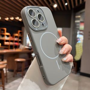For Magsafe 16Pro Max Case for iPhone 16 17 Pro Max Air Camera Control Button Liquid Silicon Cover for iPhone 15 14 12 13 ProMax