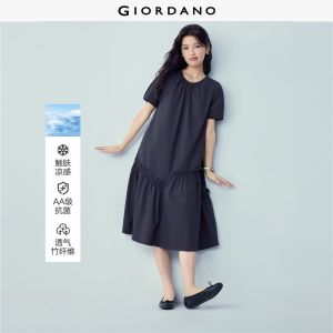 GIORDANO Women Dress High Tech Cool Touch Dress Casual Stylish Trendy Elegant Comfortable Fashion Classic Modern 05466334