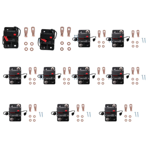 Boats/Car Circuit Breaker with Manual Resets Switches Waterproof Car Circuits Breaking Device Manual Resetting Tool